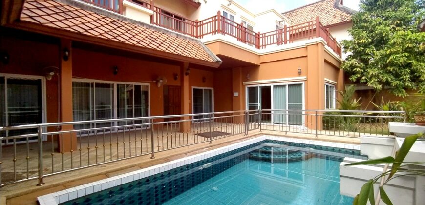 Private Pool Villa For Rent Near Regent School Pattaya