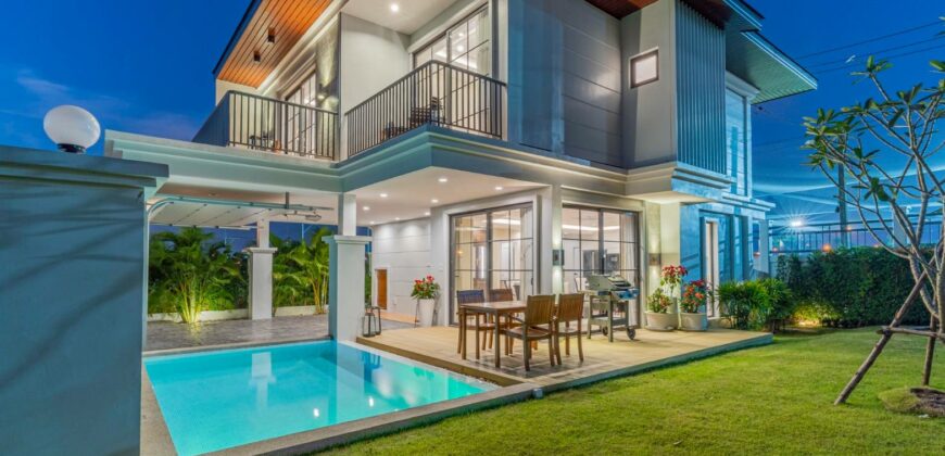 New Modern Classic Design House for Sale at Mabprachan Pattaya