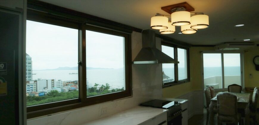 2 Bedrooms sea view condo for sale or rent in Jomtien