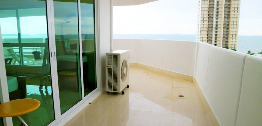 2 Bedrooms sea view condo for sale or rent in Jomtien