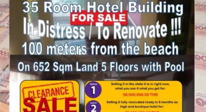 35 Room Hotel Building in Distress to Renovate